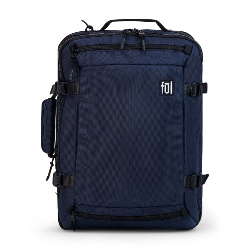 New FUL Ridge Cruiser Travel Backpack Navy Blue - Picture 5 of 6